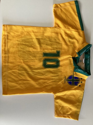 Παιδική φανέλα Brazil Rivaldo καινούργια, μέγεθος 2-4