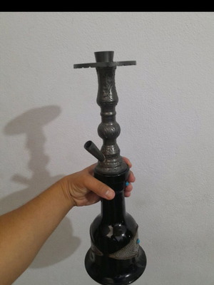 Decorative hookah from Egypt used