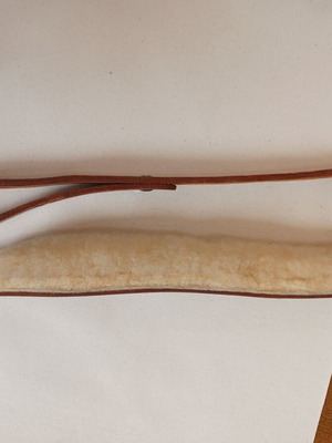 Leather rifle sling used, 86 cm