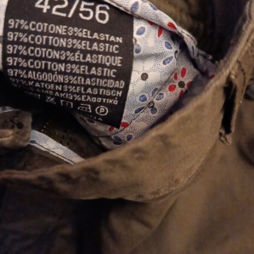 Cargo pants used plus size number 56 khaki color