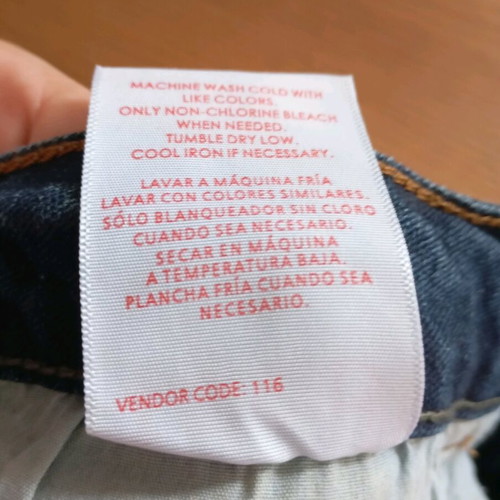 ISOD jeans straight fit like new, blue, size XL