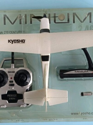 Kyosho Minium Cessna 210 Centurion used collectible RC airplane full set