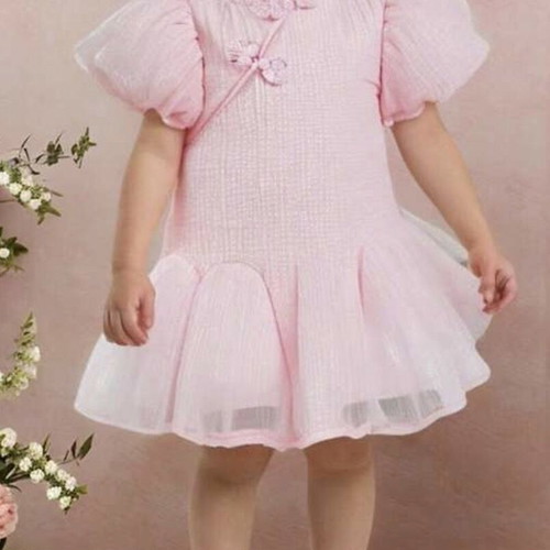 Baby dress kimono pink size 74 (6-9 months) like new
