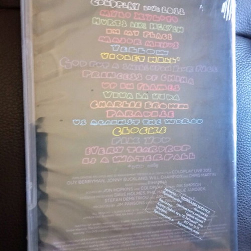 Coldplay Live CD + DVD new, sealed