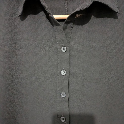 Black shirt dress like new, one size