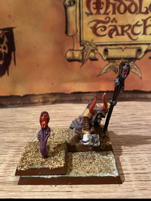Chaos Sorcerer with Familiar Warhammer used