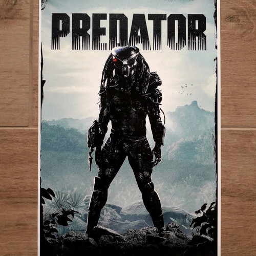 Πίνακας Α4 20x30 από pvc 3mm για διακόσμηση τοίχου Predator καινούργιο