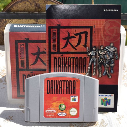 Daikatana Nintendo 64 game mint condition, English, French, German