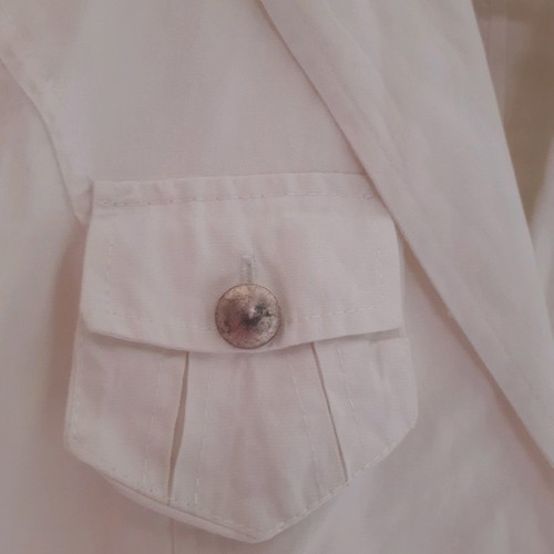 Te Quiero jacket used, spring style, fitted safari, white
