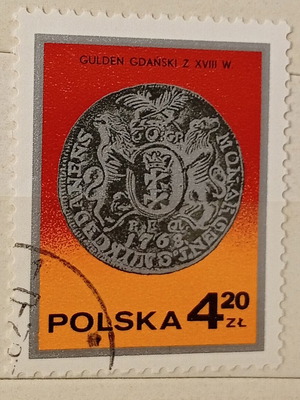 Poland stamp used