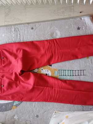 Zara pants like new, red, size XL