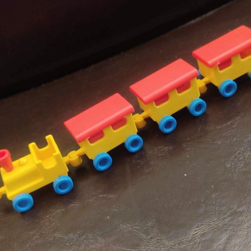 Vintage miniature train used from the 1980s