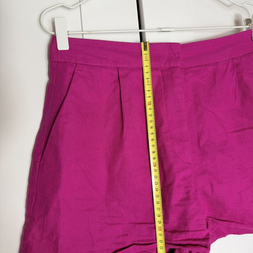 Zara linen shorts pink medium women's used