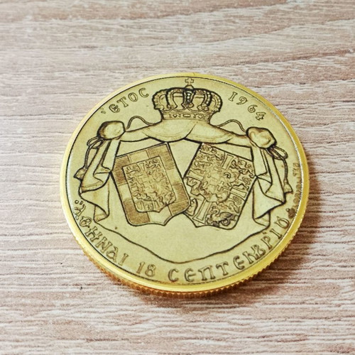 Commemorative coin royal wedding 1964 Constantine Anna Maria new
