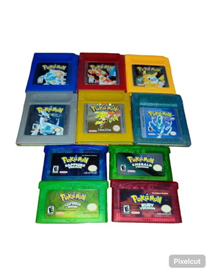 Pokemon Game Boy Advance μεταχειρισμένα 11 κασέτες με λειτουργικότητα