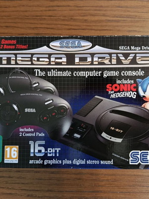 Sega Mega Drive Mini console like new, original 2019 edition
