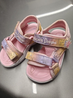 Πέδιλα Skechers με φώτα, ροζ, νούμερο 23