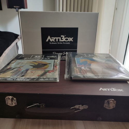 ArtiBox Deluxe Wooden Drawing Set 111 pieces new