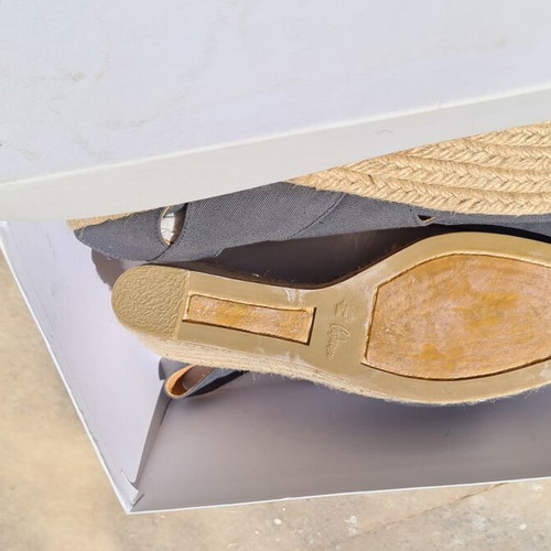 Castaner Platform Sandals Size 40 New Gray