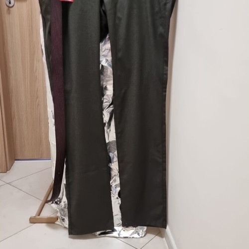 Lazarini pants restored, green, size L