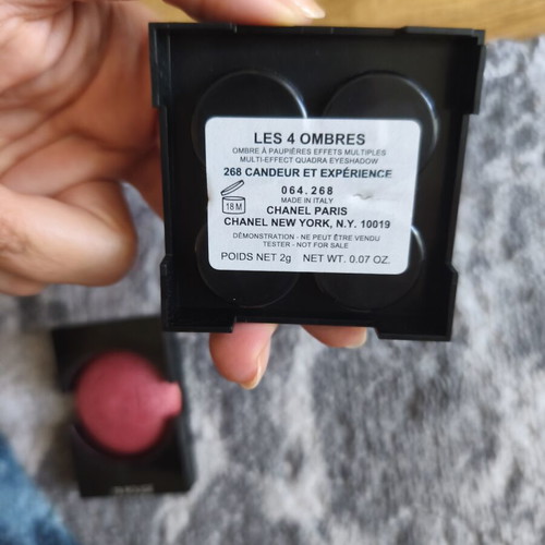 Chanel cosmetics set with eyeshadow and rouge new