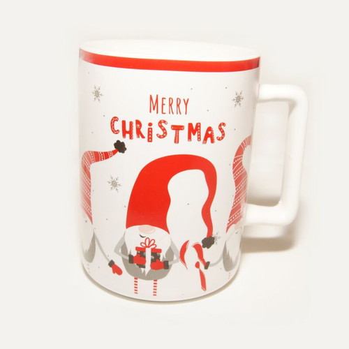 Large mugs used, pack of 7, Christmas theme