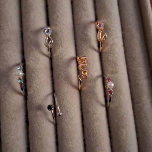 Rings new, assorted colors and designs