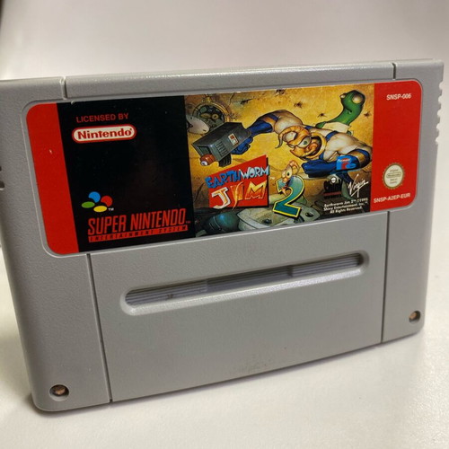 Earthworm Jim 2 Super Nintendo SNES used with original box