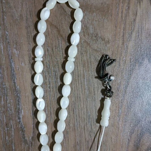 Komboloi 33 beads with 925 silver details