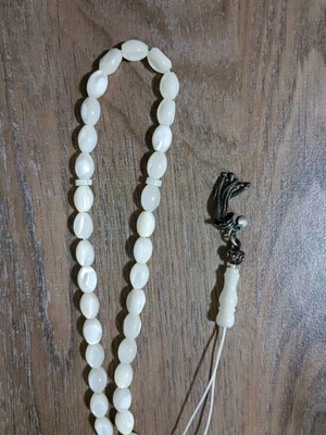 Komboloi 33 beads with 925 silver details