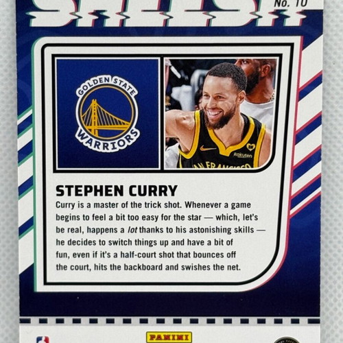 2024-25 Panini NBA Hoops Sheesh #10 Stephen Curry card like new