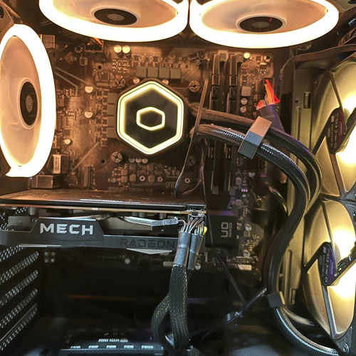 Gaming PC Setup i5-11400F RX 6500 XT 16GB 1TB with 27” Monitor