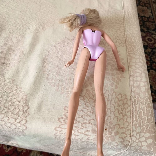 Barbie doll used