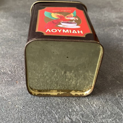 Loumidis coffee tin used
