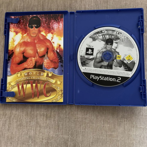 WWC World Wrestling Championship PlayStation 2 game used, English full