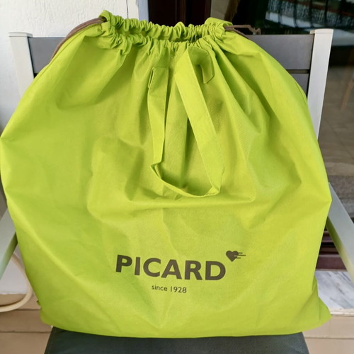Picard leather backpack like new, black