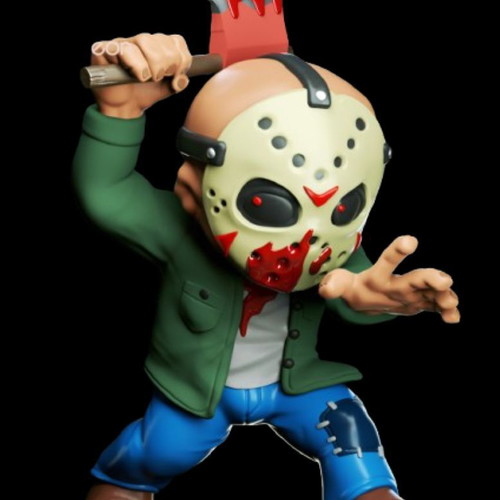 3D Jason Voorhees model new, painted at 10 centimeters