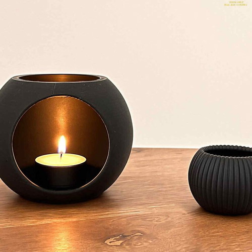 Modern 3D Printed Tealight Holder new for cozy atmosphere