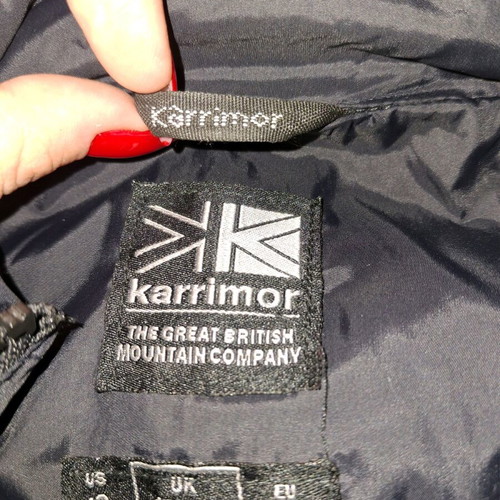 Karrimor Puffer Jacket like new, blue/black, size S