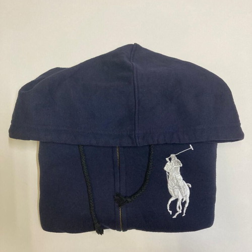 Ralph Lauren navy vest with big pony logo, size L