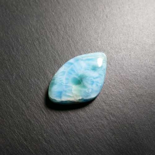 Larimar Cabochon natural stone new from Caribbean 14.1 g