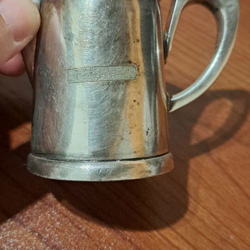 Silver-plated antique small milk jug Hacker like new