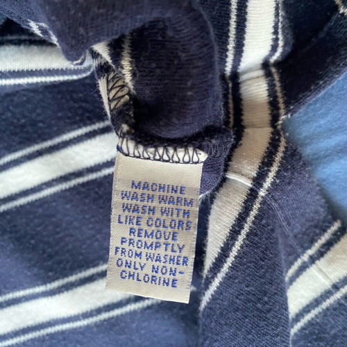 Polo Ralph Lauren striped navy blue and white shirt, like new, size S