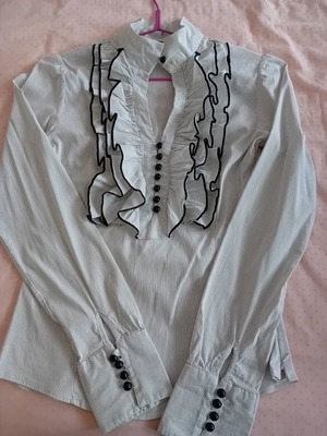 Elite Form shirt like new, black and white, size XL