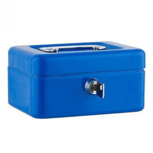Metal Cash Box used with Lock and Handle