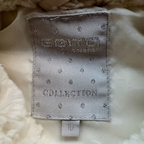 Ebita Collection Girls' Coat Ivory Size 10 Like New