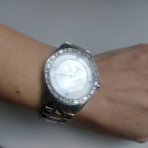 French Connection women's watch used, silver