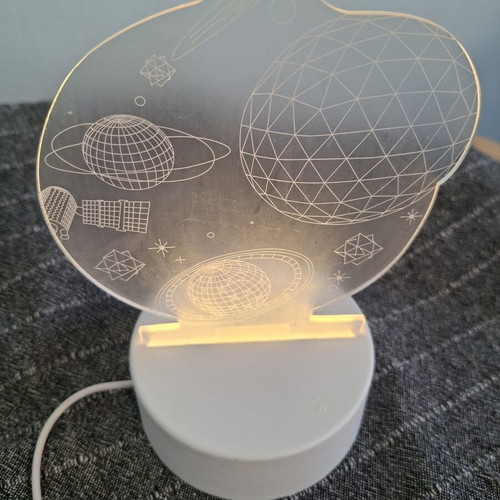 Room lamp with cable, 20 cm