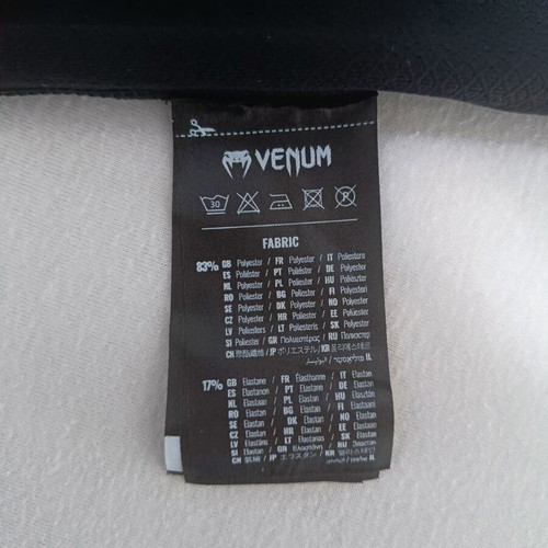 Venum Contender Rashguard wrestling T-shirt, black, M