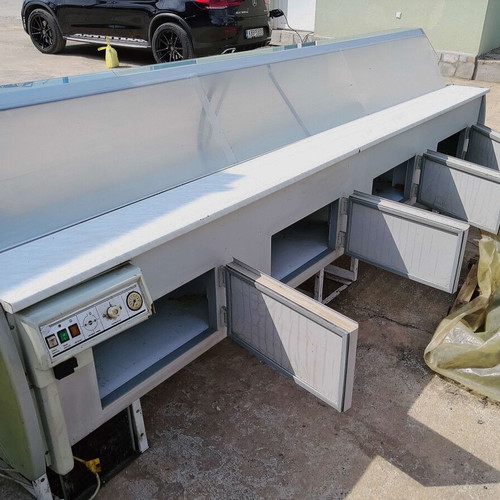 Domi Meat, Cold Cuts, and Dairy Display Refrigerator like new 380x115x125cm